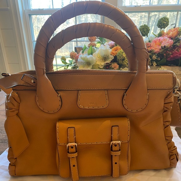 【CHLOE】EDITH MEDIUM DAY BAG Chloe Black Leather Edith Medium Day Bag | Yoogi's Closet